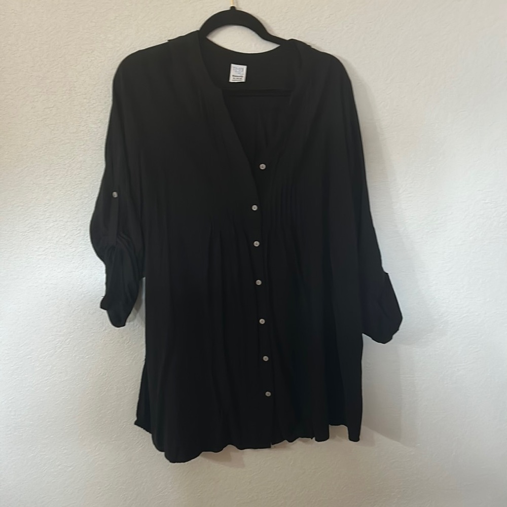 Time and tru maternity button up size Xl